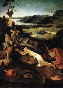 Hieronymus Bosch Jerome at Prayer oil painting
